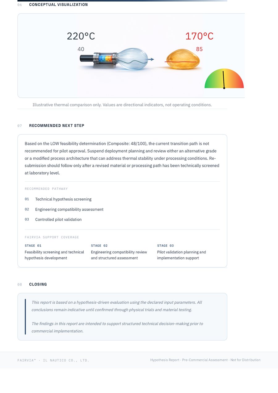 FairVia report recommended next step preview